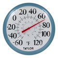 Houdini Taylor Big and Bold Bezel Dial Thermometer Plastic Teal 13.25 in. 6700TE